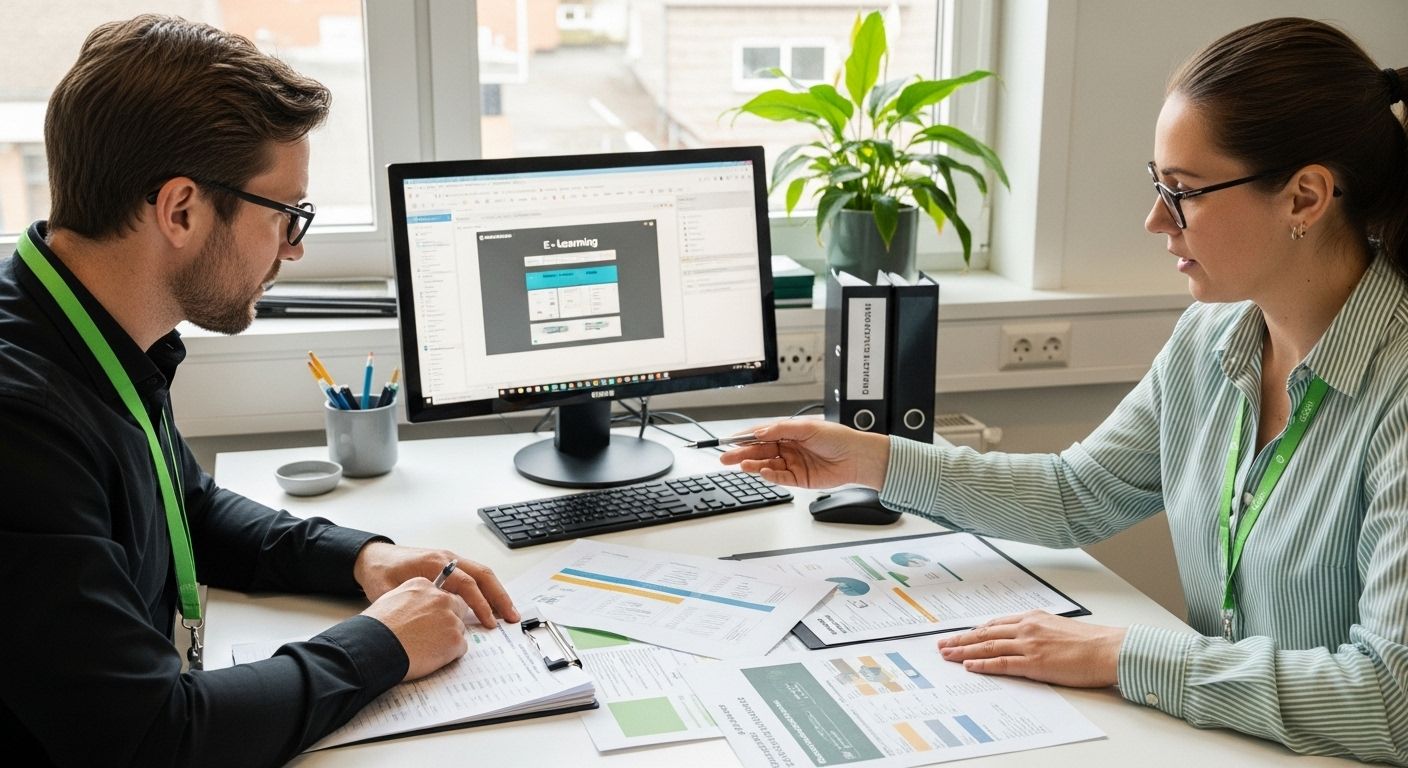 implementera e-learning arbetsmiljö