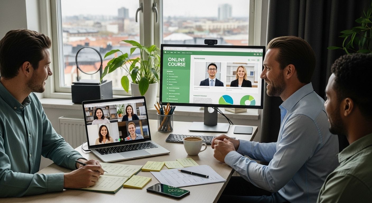 distansutbildning företagare, online lärande Sverige