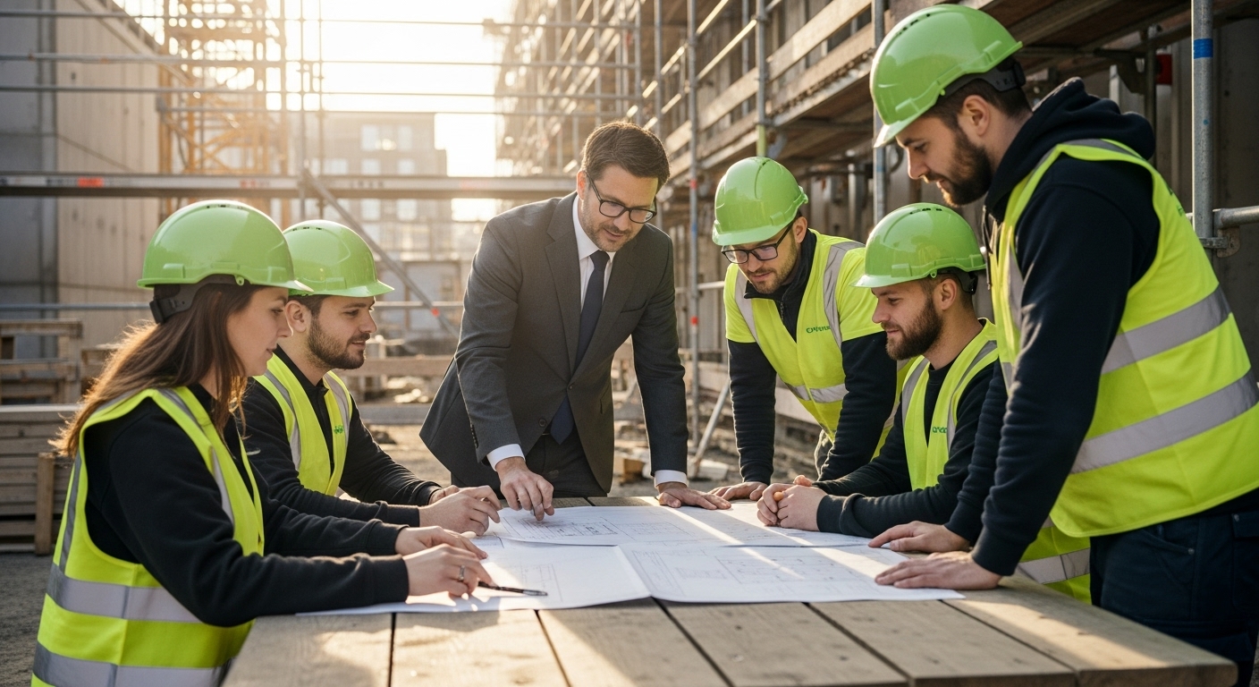 arbetsmiljöplan bygg teamwork