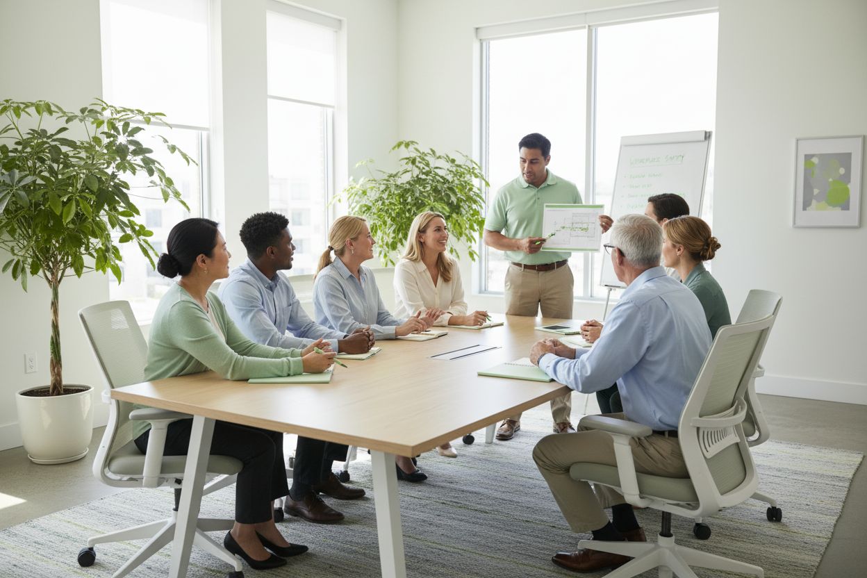 arbetsmiljöplanering, arbetsplats, möte