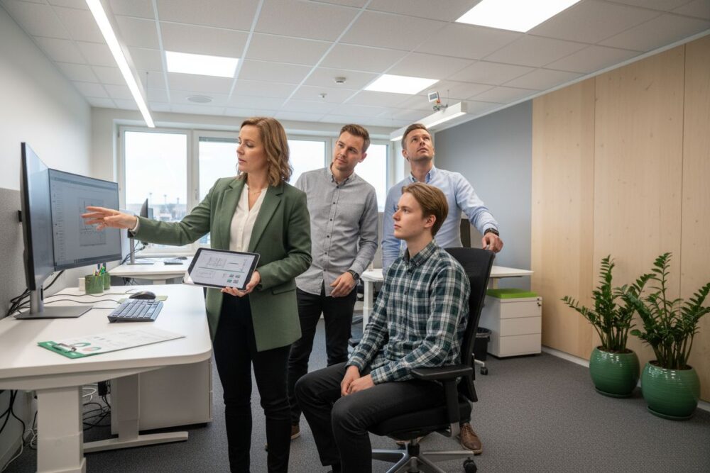 arbetsmiljöutredning kontor team