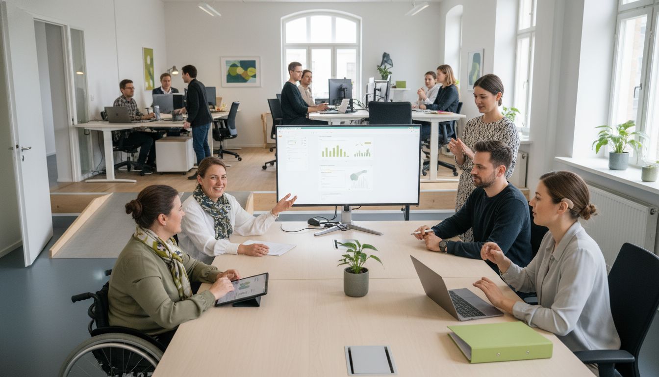 tillgänglig arbetsplats kontor