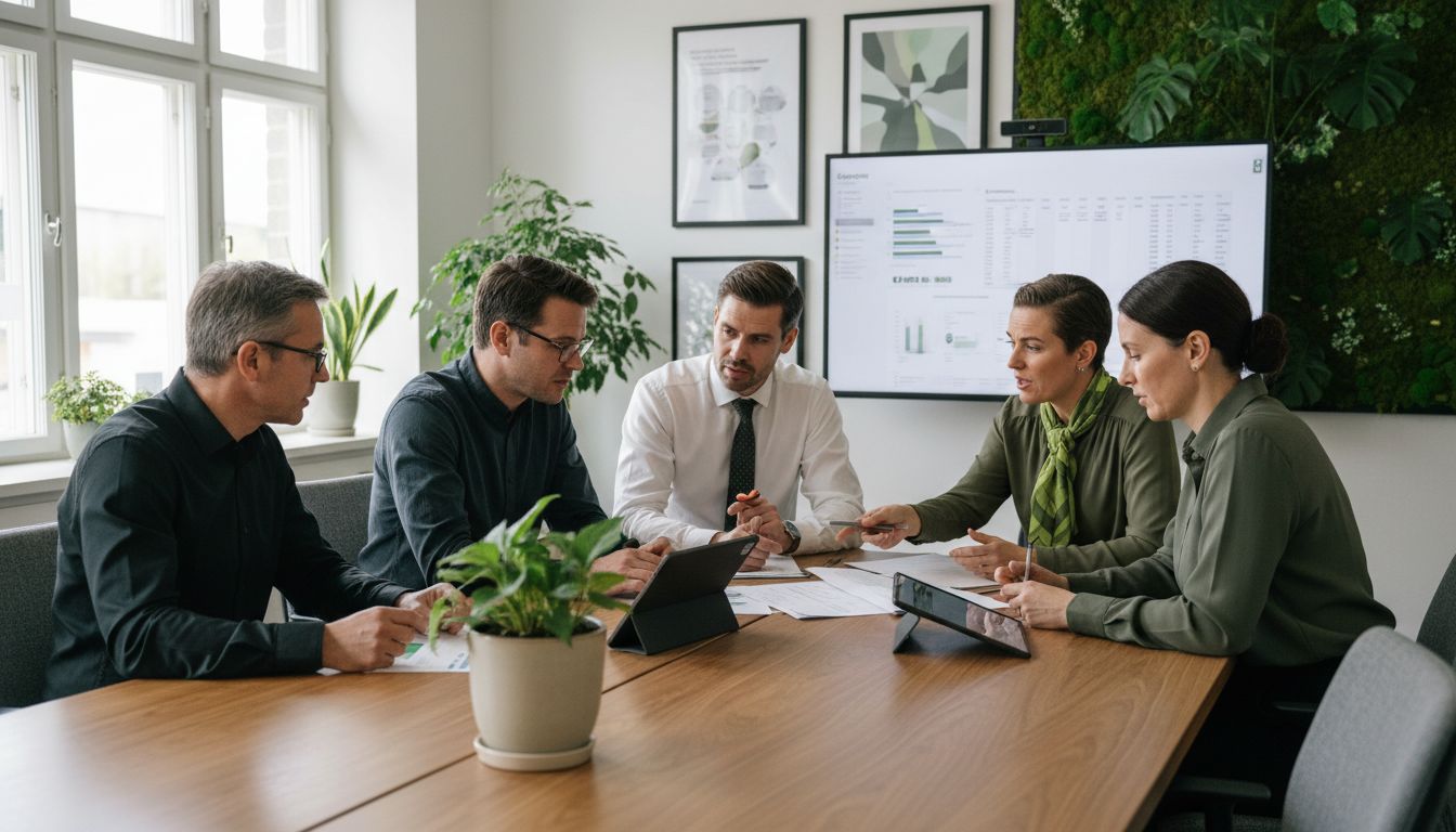 svenskt teamarbete kontor