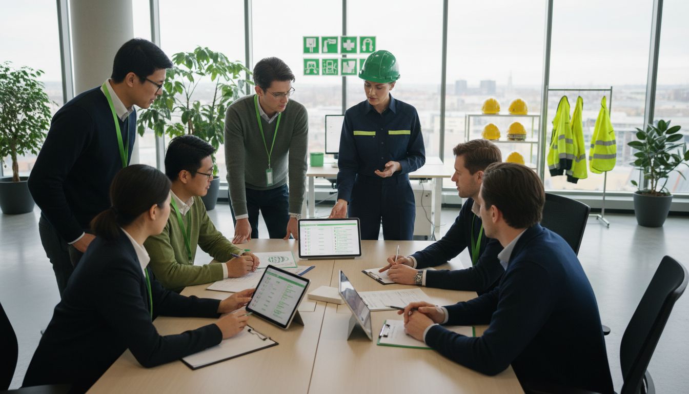 Inspector leads safety review in Swedish office