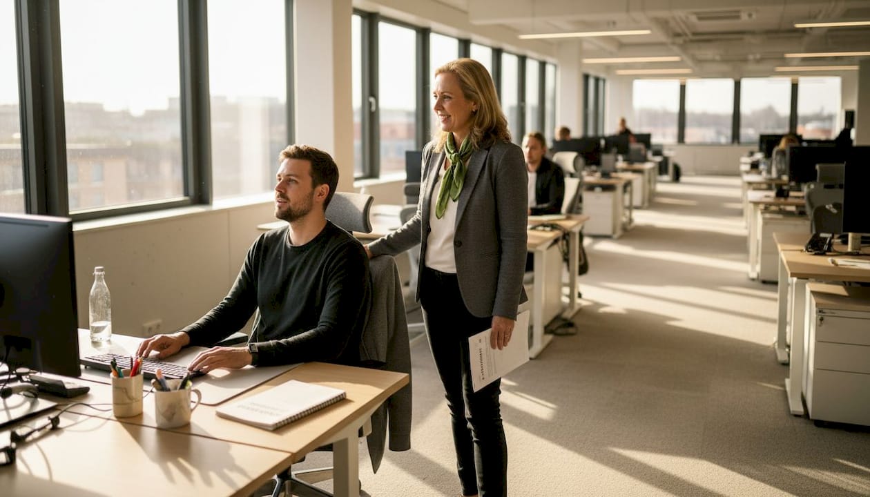 Chef delar med sig av sina tankar kring arbetsmiljön i öppna kontorslandskap