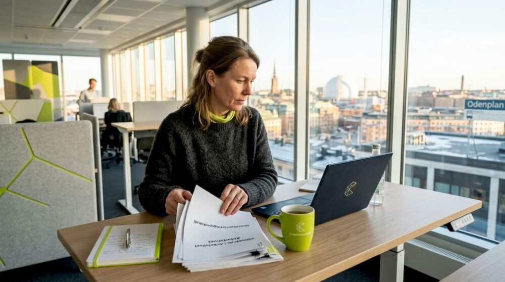 Många som jobbar på kontor har dagligen med stressande pappersarbete att göra.