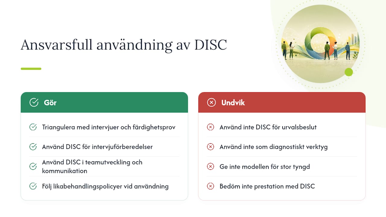 Vad säger forskningen om DISC, och vilka är begränsningarna? — overview diagram