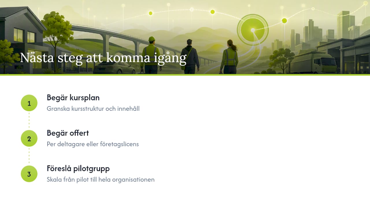 Så kan Distans-utbildning hjälpa er komma igång — overview diagram