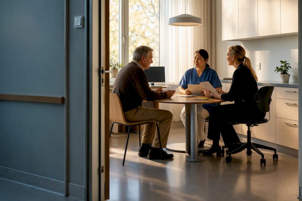 Patient och vårdpersonal planerar insatser tillsammans