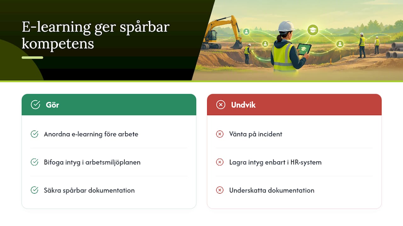 Praktisk erfarenhet och hur Distans-utbildning stödjer kompetensuppbyggnaden — overview diagram